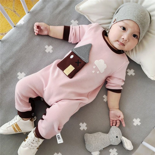 Baby jumpsuit for boys and girls, crawling clothes