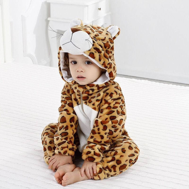 Cozy & Cute Baby Jumpsuit – Adorable Cartoon Look | Perfect for Autumn & Winter Crawling Comfort