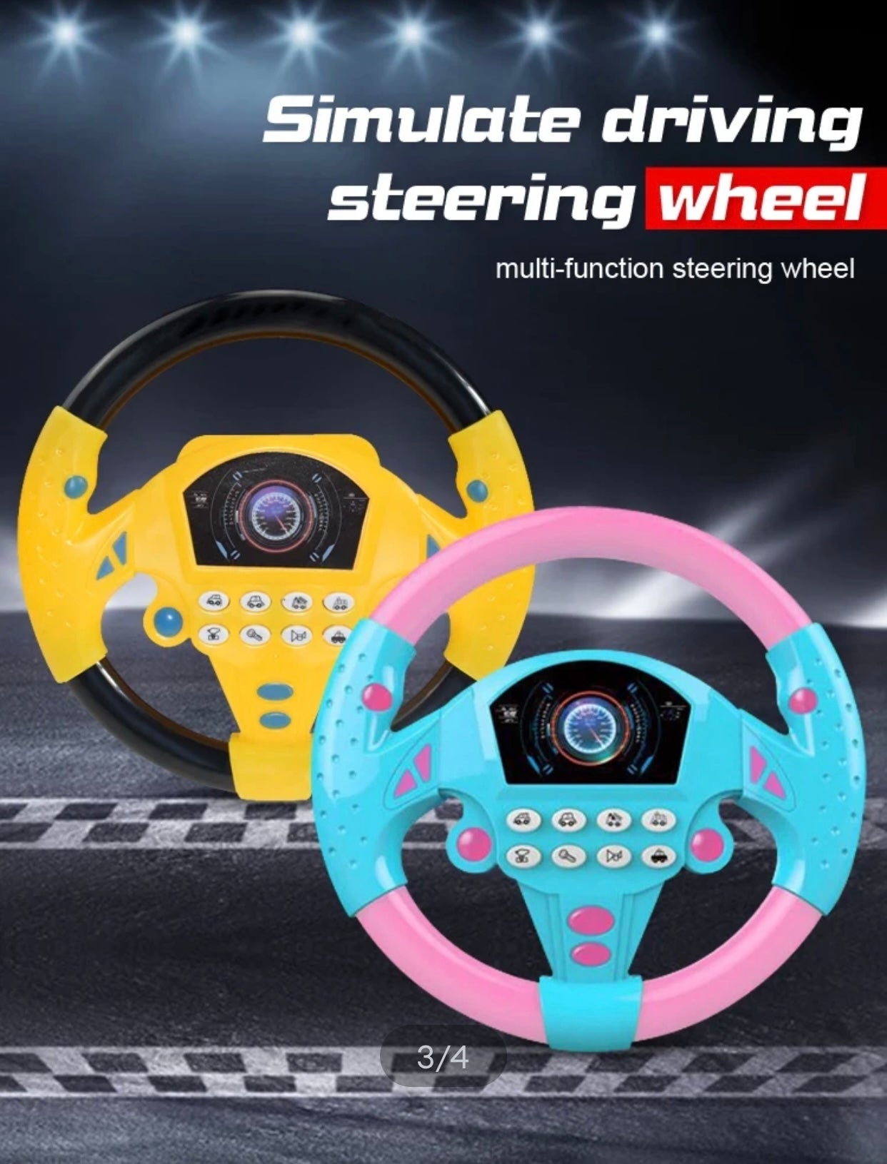 Electric simulation wheel toy