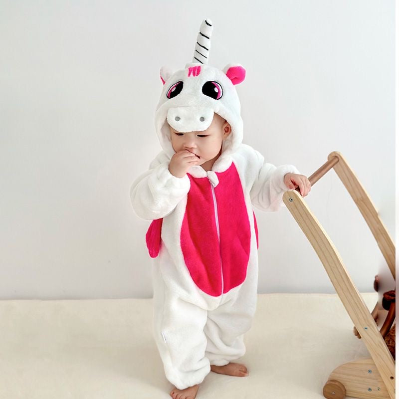 Cozy & Cute Baby Jumpsuit – Adorable Cartoon Look | Perfect for Autumn & Winter Crawling Comfort