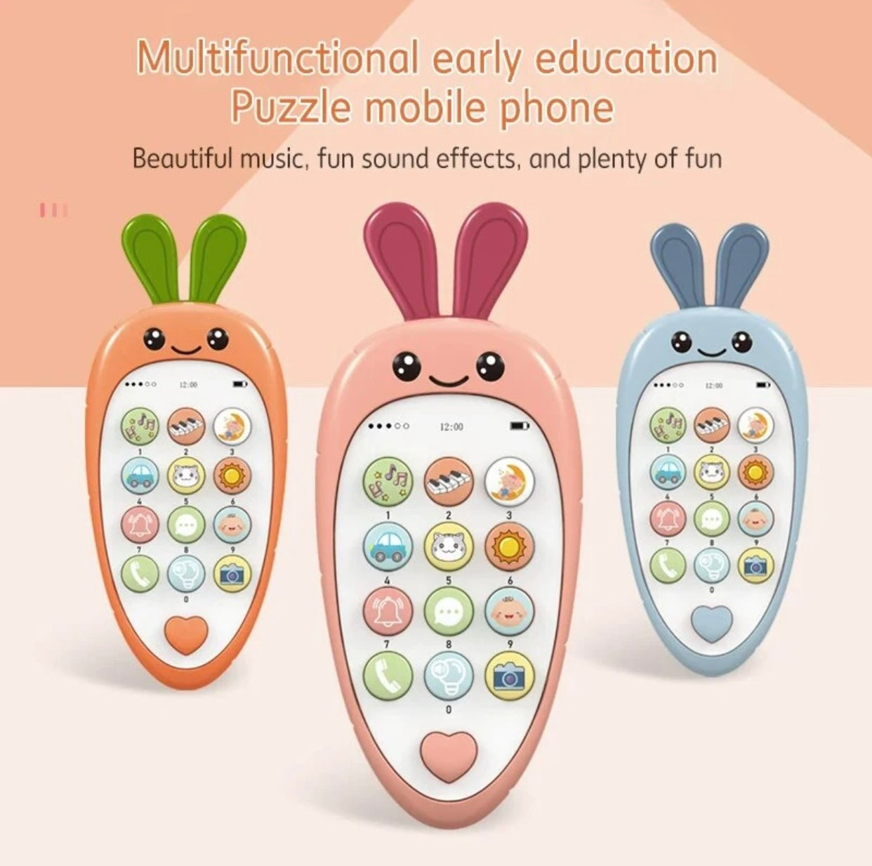 Simulated Intelligent Early Education Music Story Learning Telephone Toy