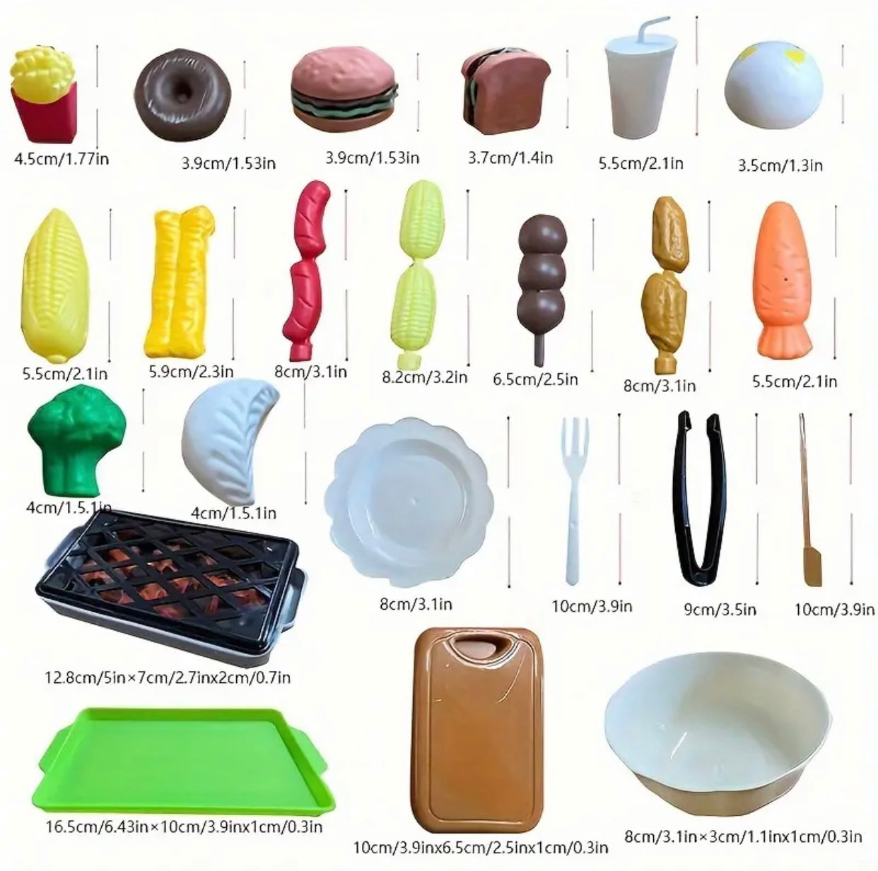 Youngsters' Pretend Play Kitchen Set - Cooking & Baking Toys with Utensils, Tableware & Faux Foods